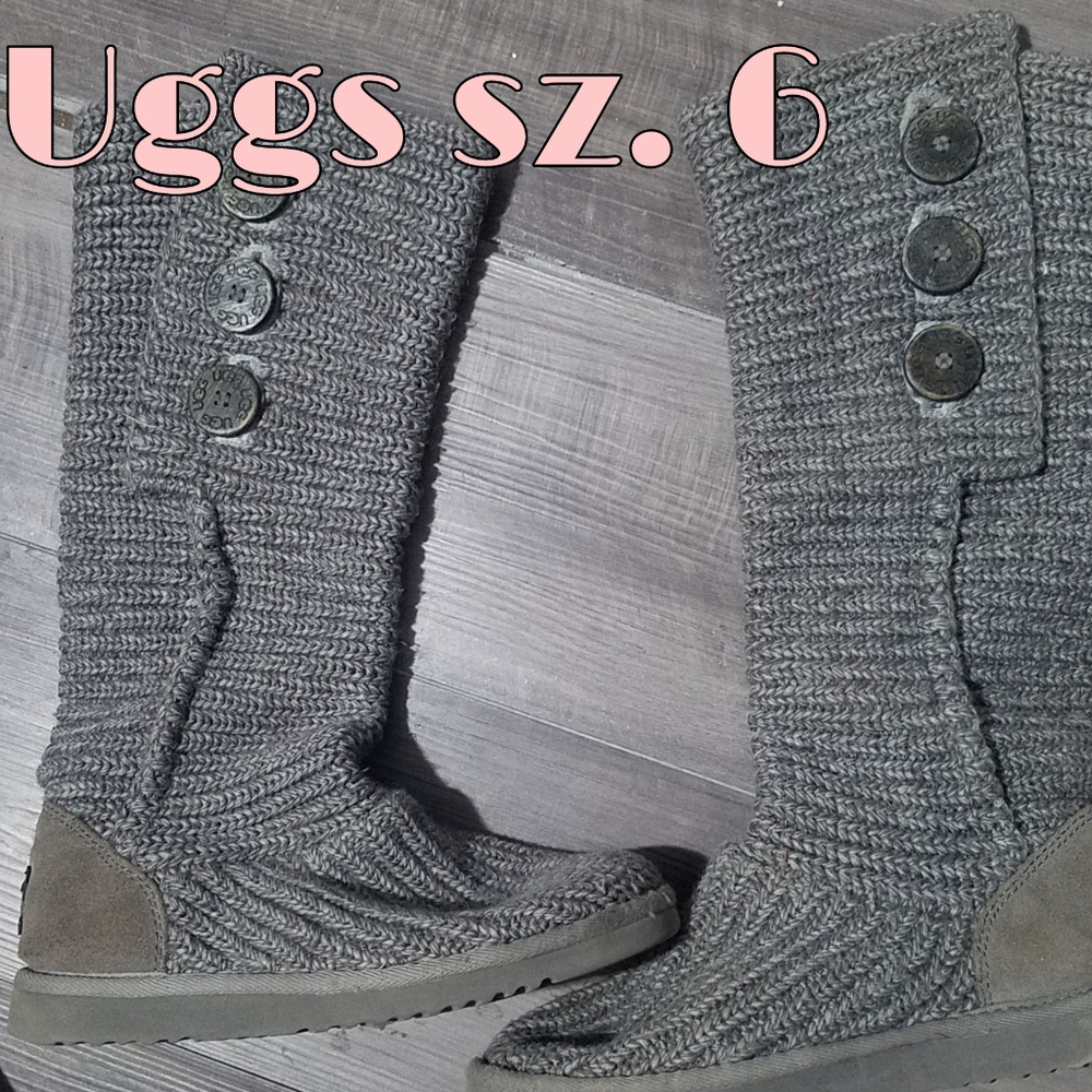 Uggs sweater knit boots